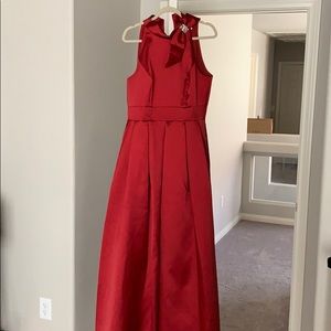 Red Eliza J Gown